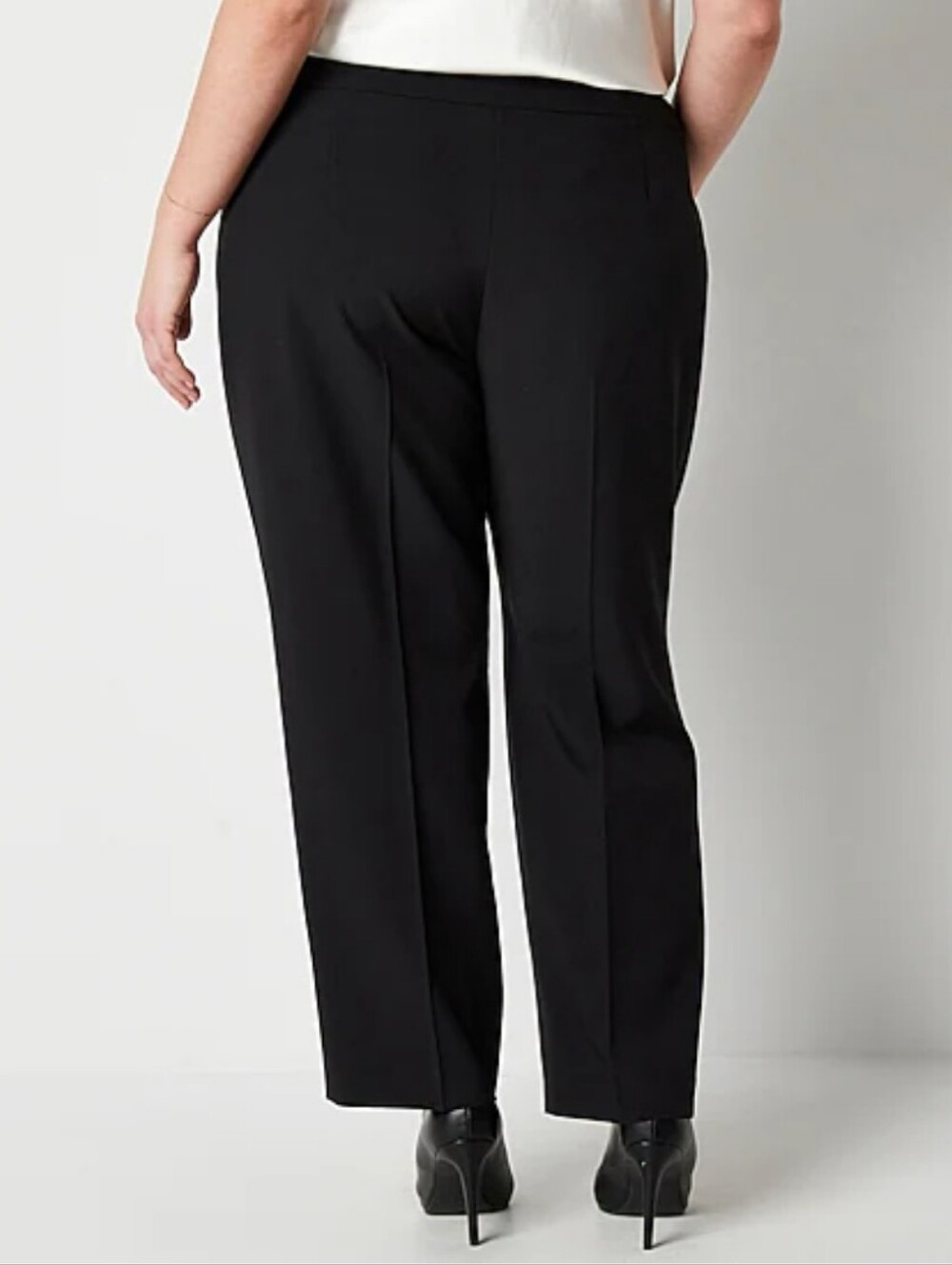 Black Label by Evan-Picone Womens Plus Classic Fit Straight Suit Pant 16W